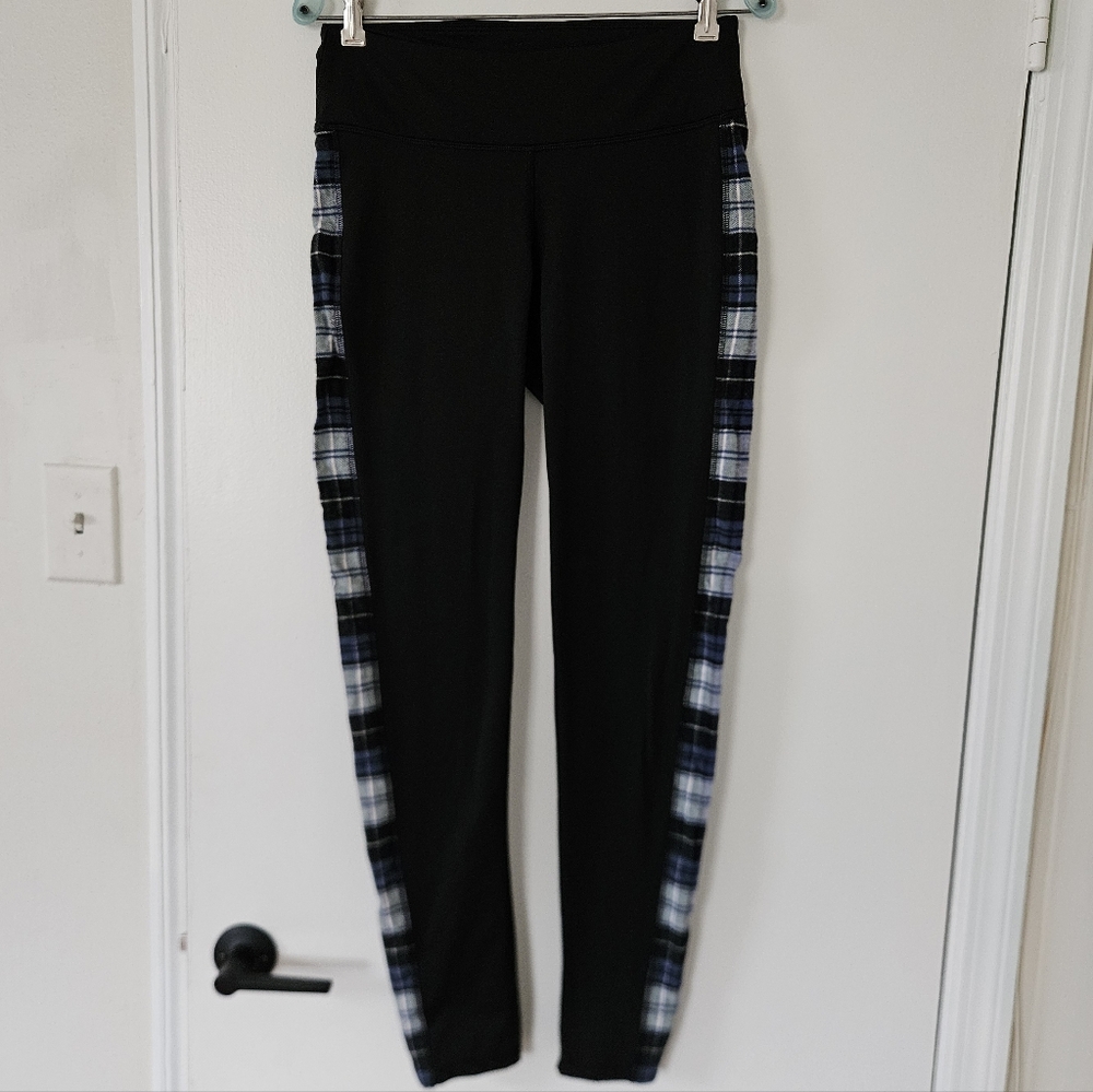 Vermont Flannel Company Womens Leggings Plaid Flannel Lined Cozy Cabin Preppy 1
